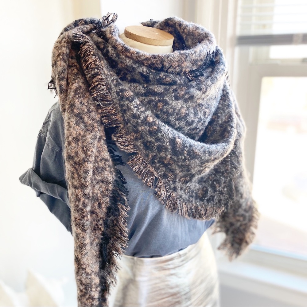 Sonoma Animal Print Triangle Scarf
